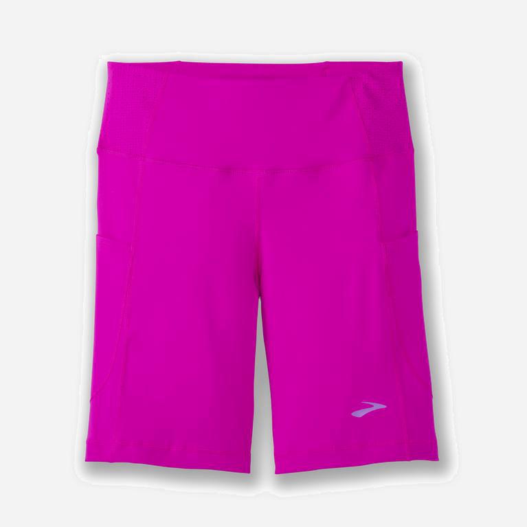 Brooks Women's Method 8 Tight Running Leggings Singapore - Magenta (62378-TZFK)